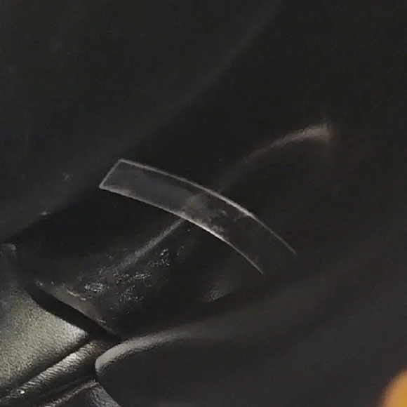 Vip novelty Black Quilted Bag with Gold Chain Accent - Picture 6 of 9